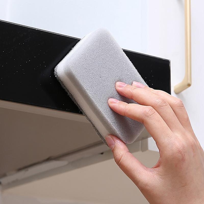 5 Pièces Éponge de Nettoyage Double Face Tampon à Récurer Ménager Lingette de Cuisine Éponge Réutilisable pour Vaisselle Serviettes de Nettoyage de Vaisselle Accessoires