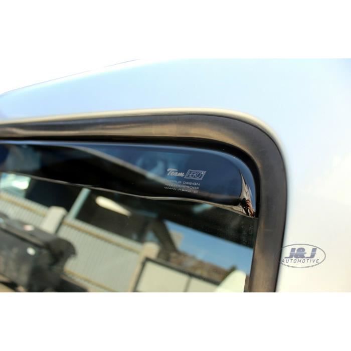 Air Deflectors - J&J AUTOMOTIVE - Mazda BT-50 - Smoked - Reinforced Acrylic - Easy Installation