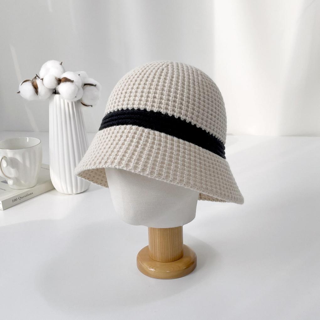 Chapeau seau à blocs de couleur gaufré pour femmes et hommes