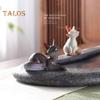 Tea Pet Color Changing Fox Resin Handcrafted Lucky Feng Shui Decoration with Hot Water Good Luck Symbol Teatable Teahouse Ornament