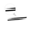 POPETPOP Car Side Decal, 190x9cm, Universal Sport Racing Stripe, Black, Lightweight and Compact, for Vehicle Decoration