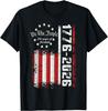 4 juillet Drapeau Américain Vintage 250 Ans 1776 2026 USA T-Shirt