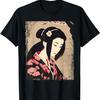 Ukiyo-e  Art - Beautiful Woman Under Cherry Blossoms T-Shirt(1)