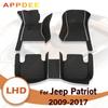 Tappetini auto per Jeep Patriot 2009 2010 2011 2012 2013 2014 2015 2016 2017 Tappetini auto personalizzati moquette per automobile
