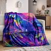 1pc Parrot Jungle Blanket, Lightweight Flannel Throw Blanket for Sofa, Bed, Travel, Camping, Living Room, Office, Couch, Chair, and Bed