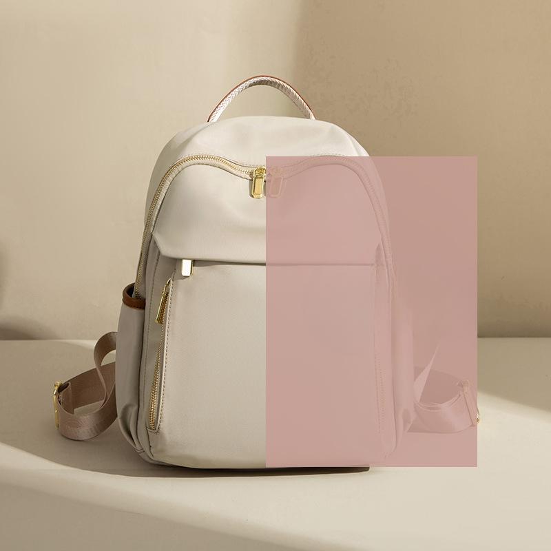Spring and Summer On Simple Large Capacity Oxford Cloth Backpack Female Leisure Travel Backpack Light Commute