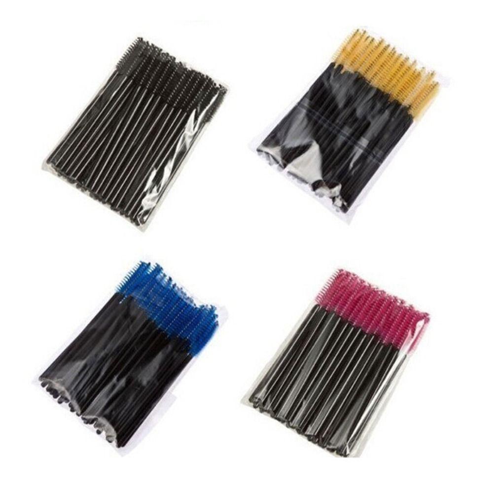 50Pcs Disposable Disposable Eyelash Brush Eyelashes Extension Eye Lashes Eyebrow Brush Spoolers Cosmetic