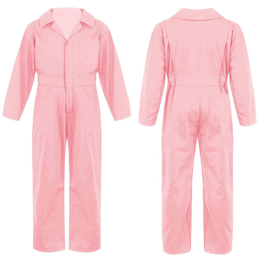 Kid's Coverall for Boys Mechanic Christmas Halloween Suit Costume Flight Suit Mechanic Jumpsuit