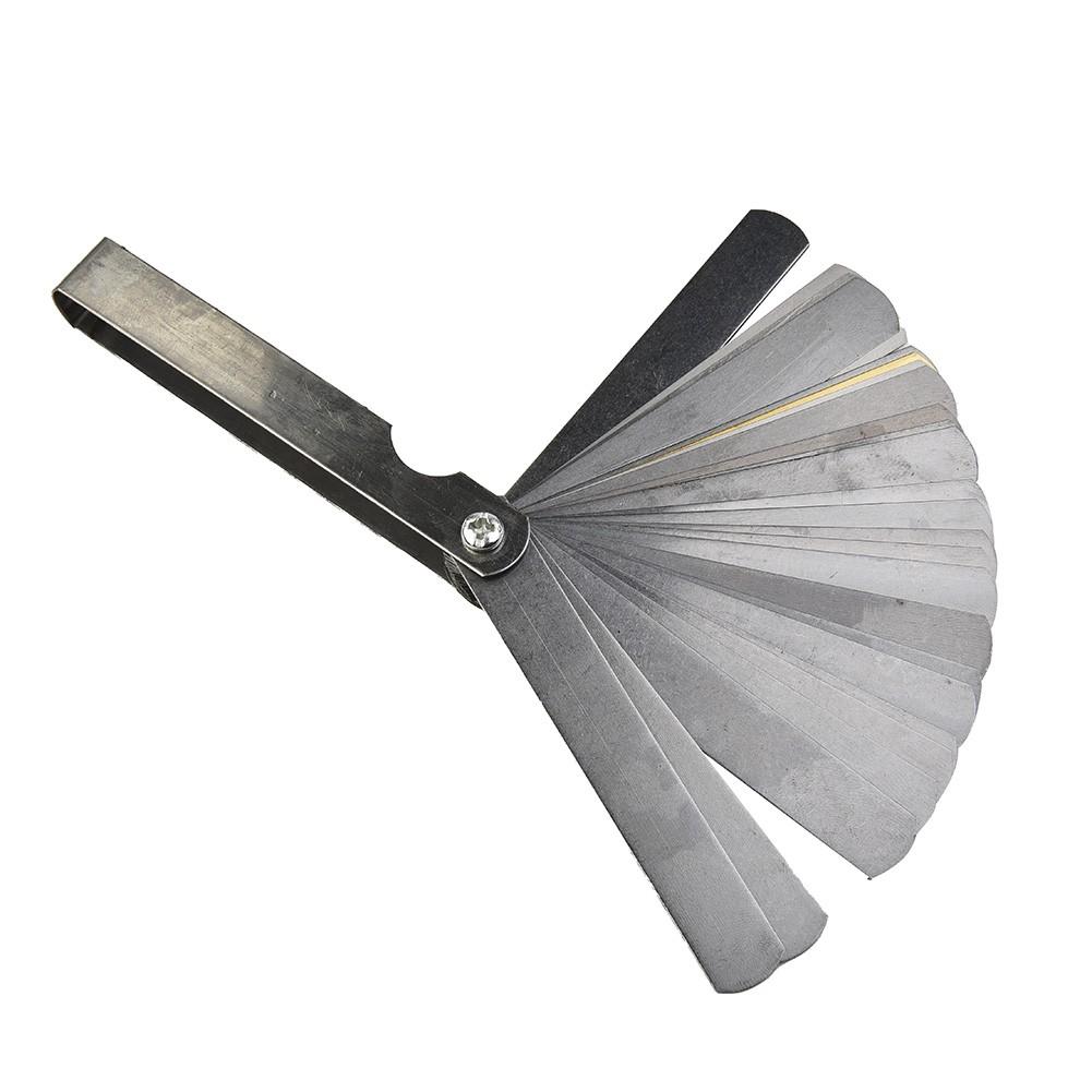 32 Blade Feeler Gauge Metric & SAE Dual Reading Combination Gap Thicknes Measure