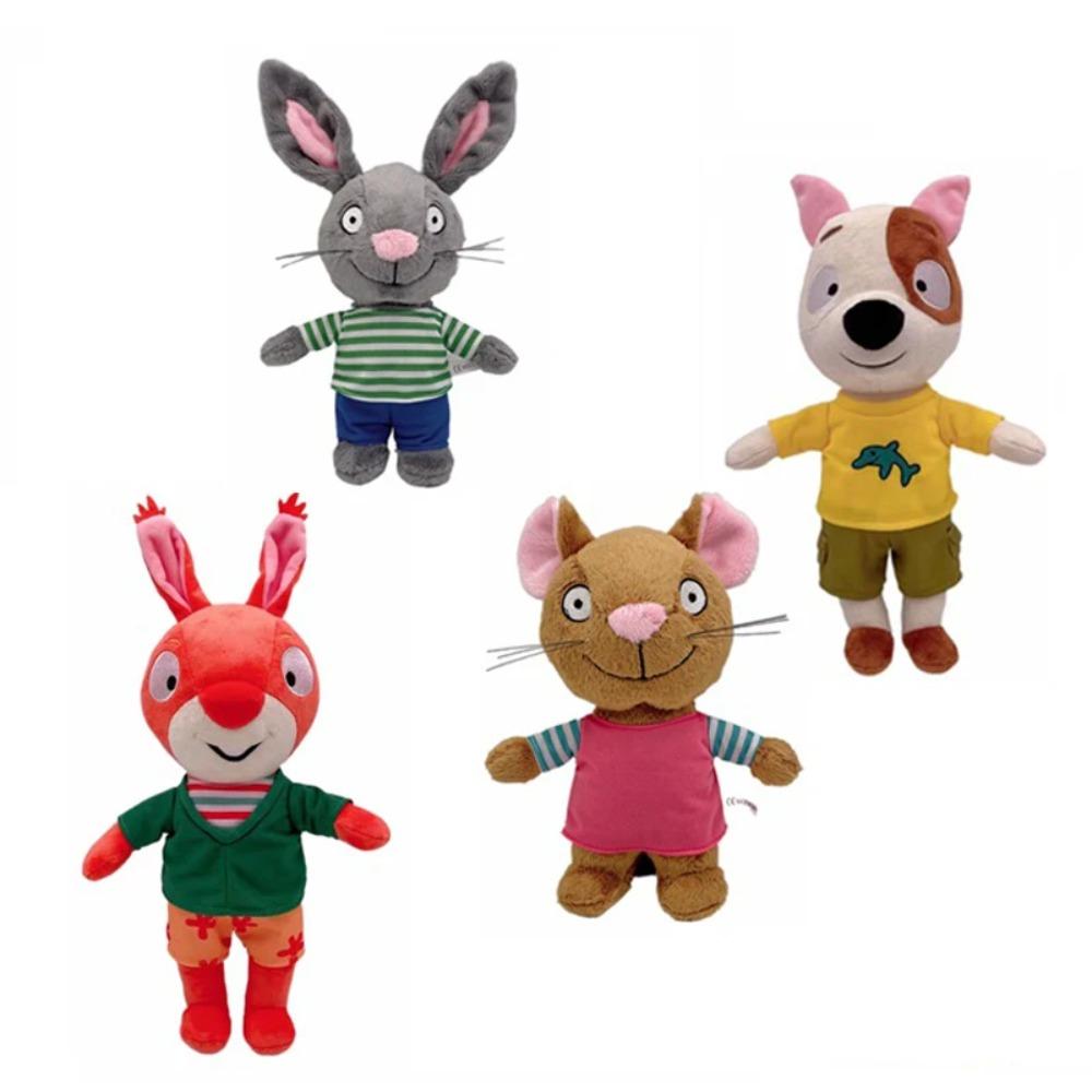 Kawaii Pip and Posy Plush Toy Anime Cartoon Stuffed Plushie Dolls Kids Girls Christmas Birthday Gifts