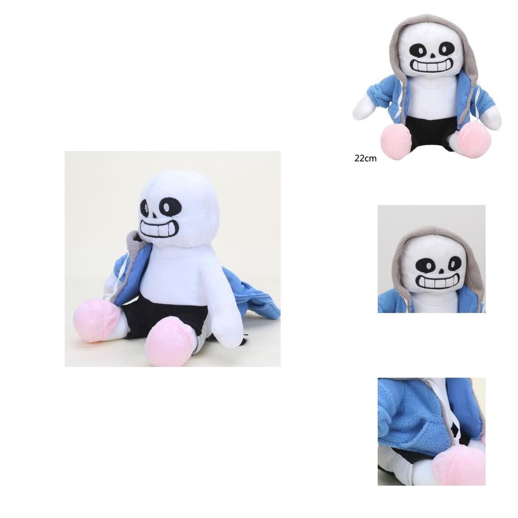 Adorabile Peluche di Undertale Sans Bambola Giocattolo Cuscino Abbracciabile Cuscino Cosplay Regalo 9