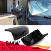 Carbonfaser-Muster, schwarze Seitenspiegel-Abdeckkappen, Ersatzschale im M-Stil für BMW X5 E70 X6 E71 2008–2013