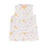 De Gauze Chick Pattern Good Night Vest Colete longo Proteção contra frio para bebê Algodão Fabricado no Japão H 90cm Grátis [Creme Coco] 6 camadas [Ajuste macio/fácil] 100%