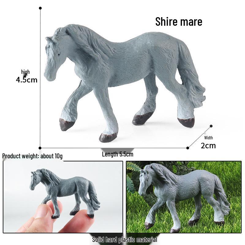 Children's Wildlife Simulation Horse Rider Toy Set