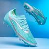New Men Football Boots Non Slip Adult Long Spikes Soccer Shoes Sport Outdoor Cleats Breathable Training Boys Match Comfortable