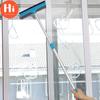 Hi Scratch Glass Window Cleaner Wiper Adjustable Long Handle Cleanning Brush Bathroom Anti-slip Cleaner
