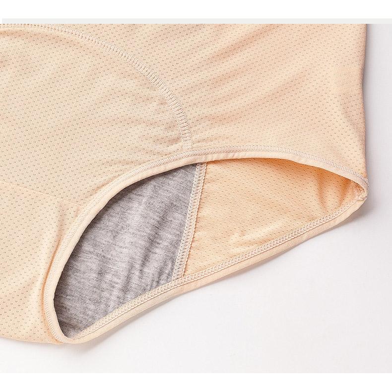 Vrouwen Lekvrij Menstruatieondergoed Fysiologisch Onderbroek Ondergoed Katoen Waterdicht Plus Size Slips