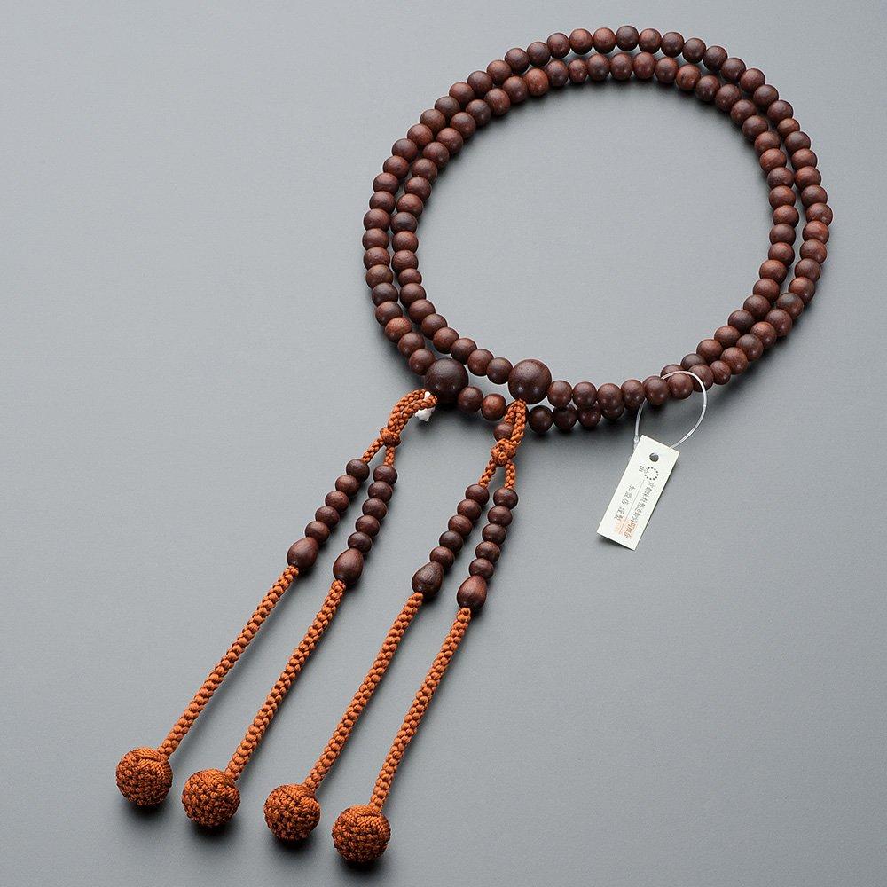 Buddhist altar shop Takita Shoten Mala Shingon authentic rosary beads Rosewood 2 pure silk Hanabon tenbo Kyoto prayer main rosary prayer formal prayer