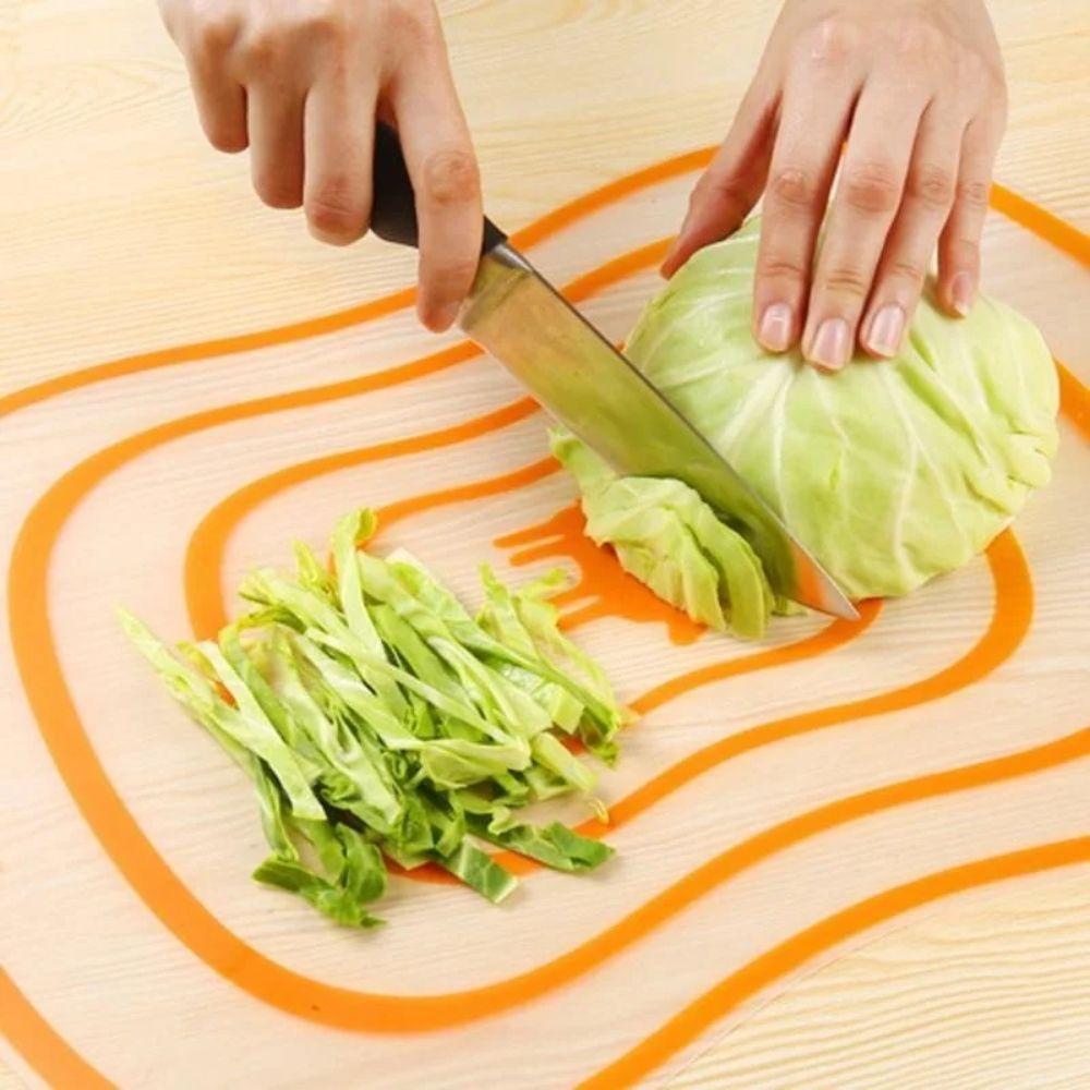 Non-slip Cutting Board Transparent Kitchen Gadgets New Classification Chopping Board Kitchen