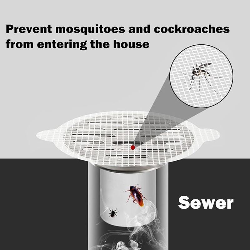Disposable Anti-Blocking Filter Mesh Hair Catcher Stopper Shower Drain Cover Kitchen Bathroom Sink Blocker