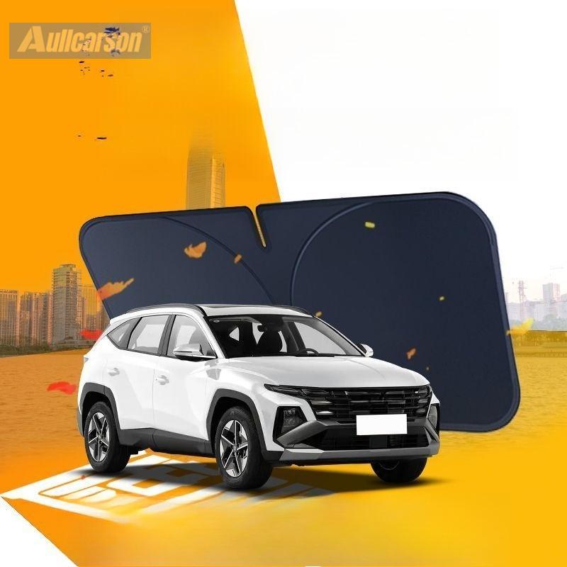 For Hyundai Tucson Car Windshield Sun Shade Blocks Reflector Auto Window Visor Shield Cover Foldable Parasol 1 Piece