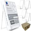 Acryl Honpo Acryl-Ausstellungsständer mit Stopper und Staffelei für transparentes Buch Set aus Regal, Fotos, Büchern, Dokumenten, CDs, Display, Ständer, Anti-Sturz