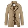 Brand Business Casual Long Section Winter Jacket Men Trench Coat Fashion Windbreaker Mens Overcoat Warmth Plus Size