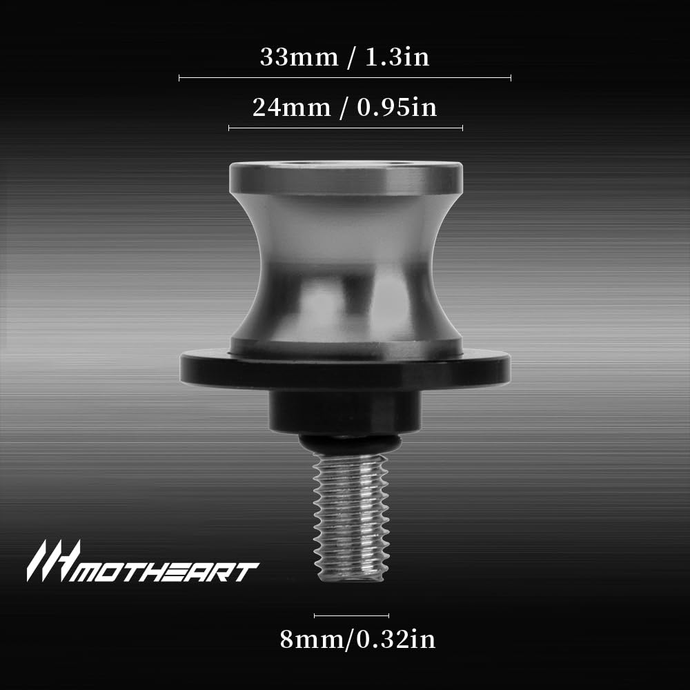 MotHeart M8 Swing Arm Bobbin Compatible with Ninja ZX-6R 636