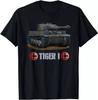 Tricou Nou Războiul Mondial 2 German Tanc Tiger Fu S-5XL, culoare neagră Tricou Unisex