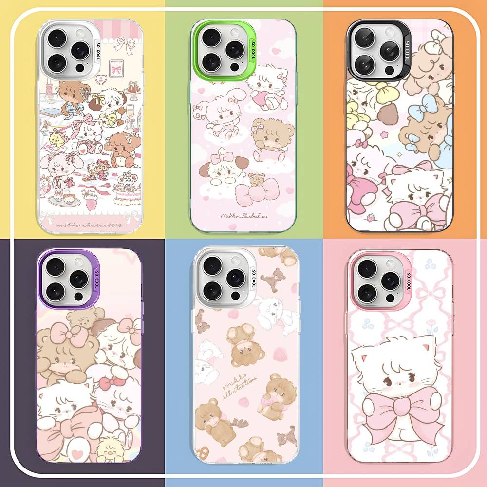 Artiste Populaire M-Mikko Pour IPhone 17 16 15 14 13 12 11 Pro Max Plus Couleur Mate Coque Arrière de Téléphone