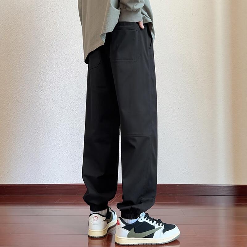 Jeanswest Men's Loose Fit Drawstring Cargo Sweatpants