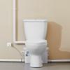 VEVOR Sistema de Inodoro Macerador con Potente Bomba Maceradora de 800W, Descarga Trasera e Inodoro Elevador Para Sótanos, Eliminación de Agua de Doble Descarga