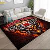 1PC Custom Name Road Motorcycle Logo Theme Floor Mat Ideal for Living Room, Game Rooms, Office, Bedroom,Floor Mat Playful Design