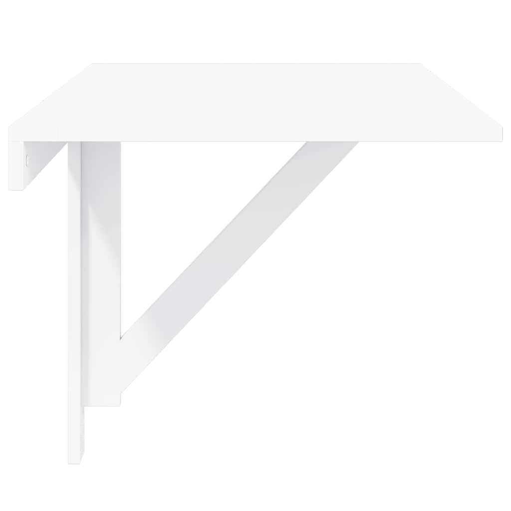 Vidaxl Foldable Wall Table, White, 100 X 60 Cm