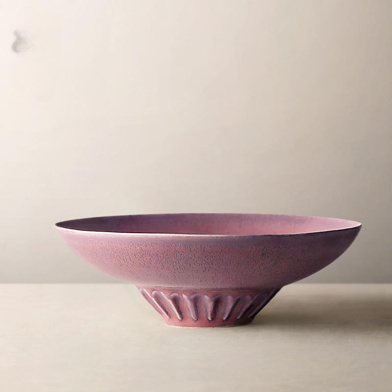 Ceramic Straw Hat Plate Western Style Steak Plate Pasta Dish Thick Soup Plates Dessert Bowl Fruit Dish Salad Bowl Sashimi Plates