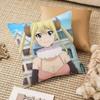 F-Fairy Tail E-Erza Scarlet Pillow Case Anti-dustmite Invisible Zipper Sofa Bed