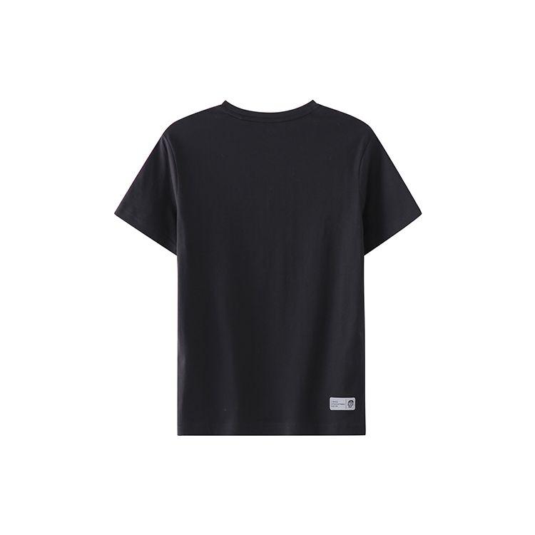 Li Ning Casual Sports Round Neck Short Sleeve T-Shirt Men Tops Black AHSR587-3