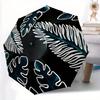1pc Tropical Leaves Automatic Open/Close Umbrella,Portable Compact Umbrella for Men & Women, Holiday Gift Yy250730004