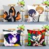 1PC Anime Chainsaw Man Pillow Case Square Bedroom Sofa Leisure Comfort Cushion Car Home Decoration Pillowcase 40x40