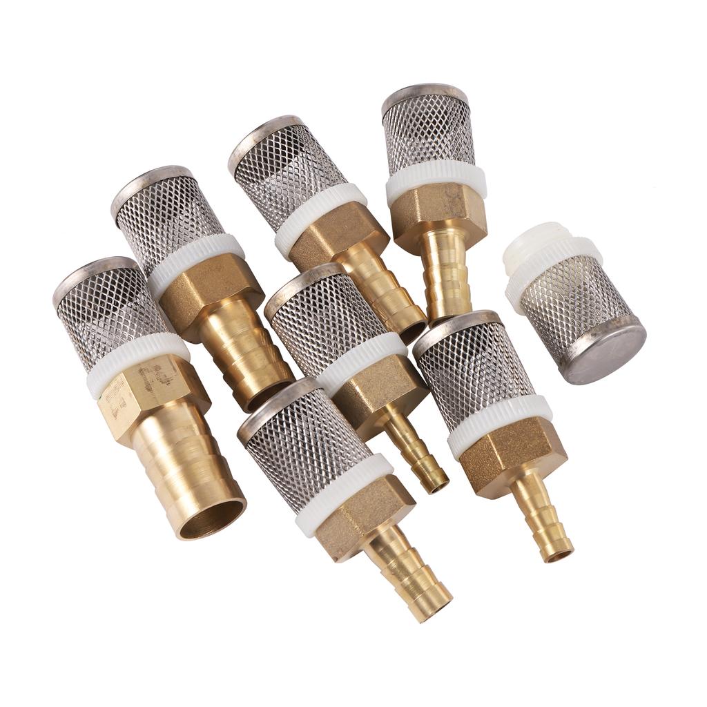 6-19mm Stainless Steel Mesh Filter Garden Irrigation Pump Protection Hose Filter Water Cleaning Mesh Brass Filter