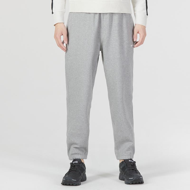 Nike Solo Swoosh Knitted Sweatpants Men's Gray DX1365-063