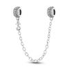 Sparkling Clear Copper Safety Chain Copper Safety Chain Charm Beads Fit Original Bangle Bracelet Diy Jewelry