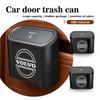 Bgr3 For Car Trash Bin Door Hanging Storage Box Holder Garbage Can Organizer Auto Accessories V50 S60 XC60 S40 XC40 XC90 V60