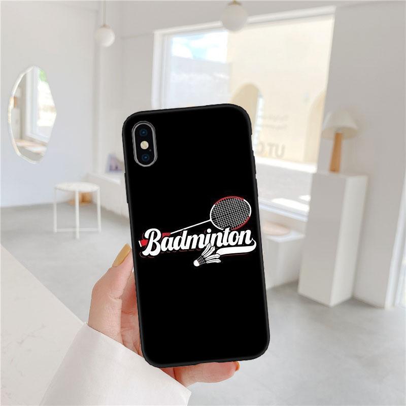 LO13 Badminton Sports Soft Shell Phone Case for Redmi Note 10 11 12 Pro Max 10S 10C 10T 11A 11S 12S 12C