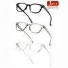 3pcs Reading Glasses High-definition Anti Blue Light Middle-aged and Elderly Fashionable Ultra Light Reading Glasses Comfortable
