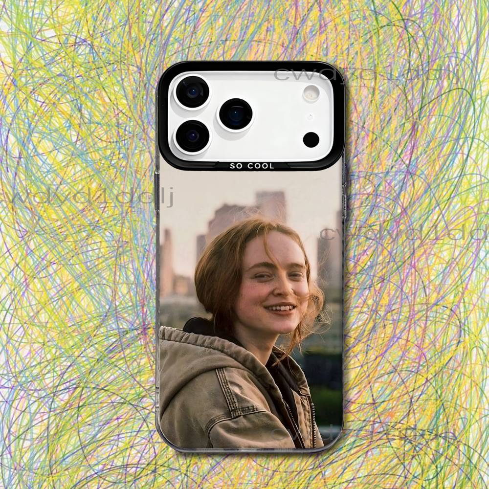 M-Max Mayfield Sadie Sink ST5 For iPhone 17,16,15,14,13,12,X,8,Pro,Max,Plus,SE4,Air,Mini Black IMD Matte Case