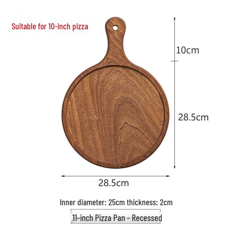 ZISIZ Fruit Wood Pizza Board