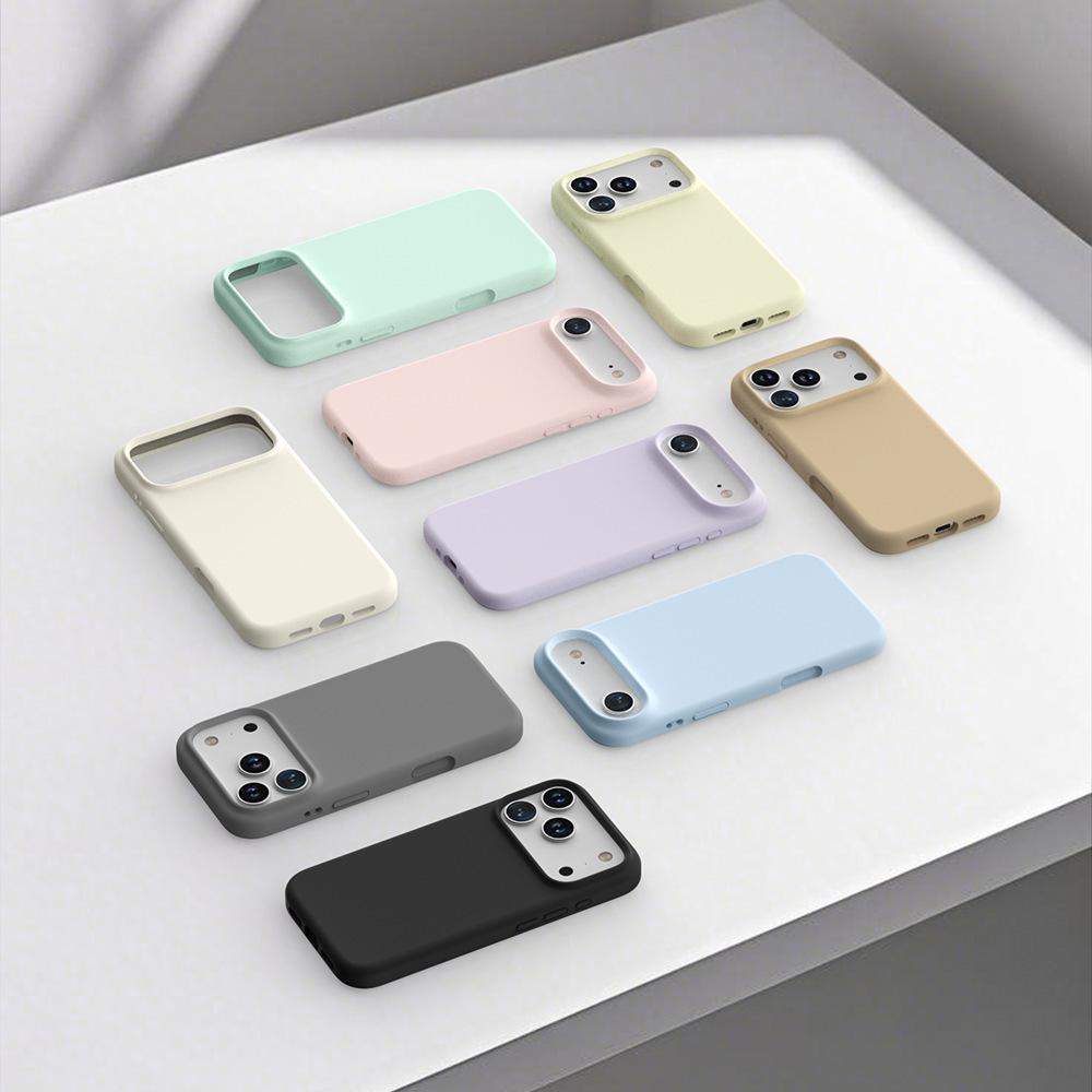 Applicable iPhone17Pro Liquid Silicone Mobile Phone Case 17air Apple 16ProMax Anti-drop Protective Case 15 Soft