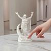 3D Printed Greek Goddess Figurine, Crescent Goddess Statue, Resin Sculpture Ornaments for Home Office Desktop Bookshelf Decorations