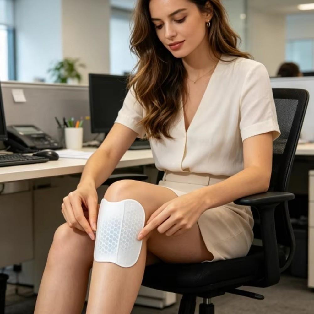 Shock Absorbing Ski Shin Guards Self-Sticking Tibia Protector Pads Gel Shin Guards Skating
